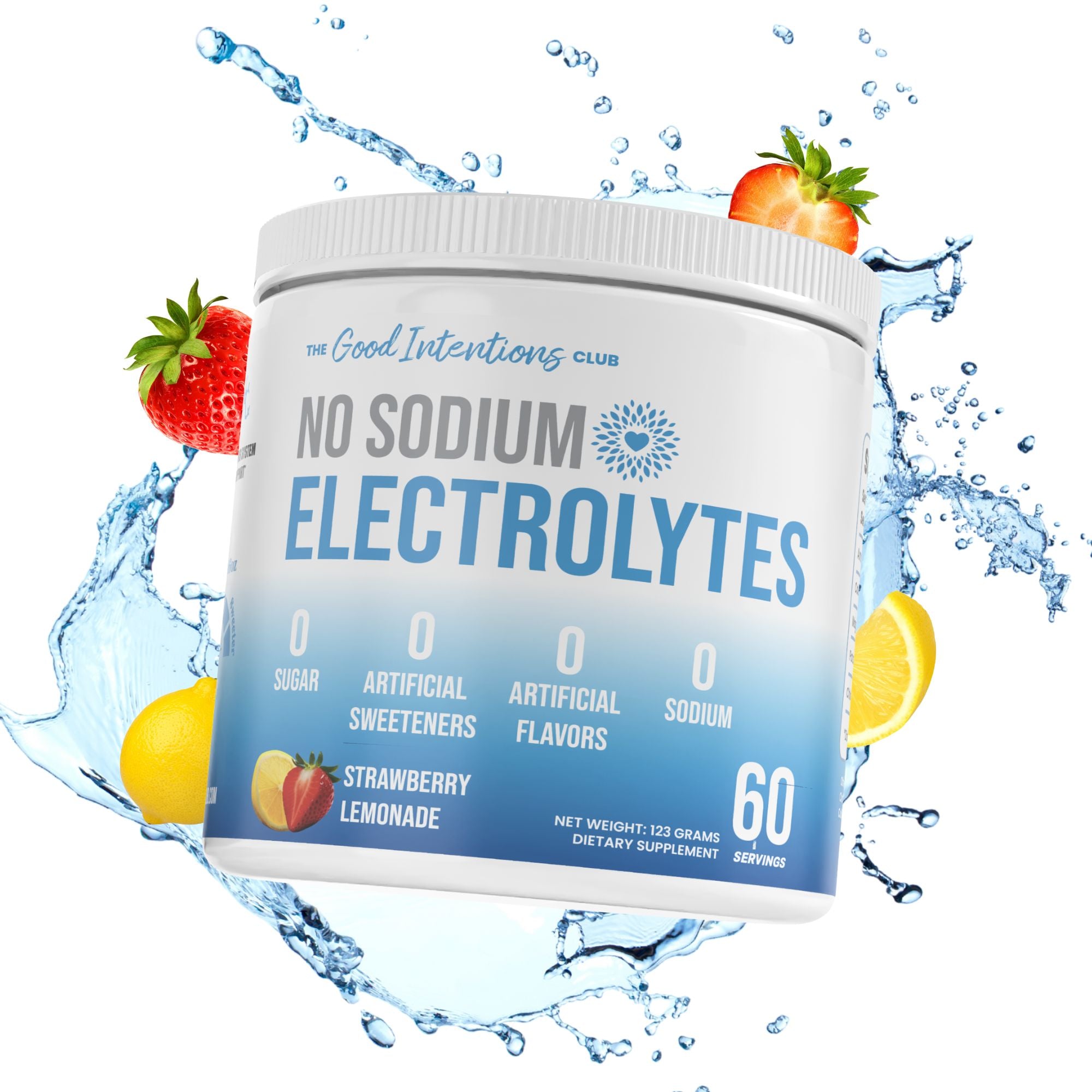 No Sodium Electrolytes Powder - Sugar Free